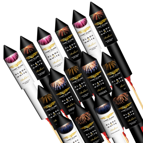 Raketsortiment 15 stk.